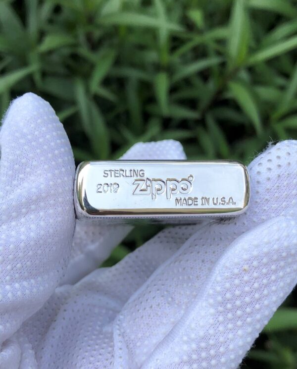 ZippoSterlingSilverWhiteTaraBuddhism_05