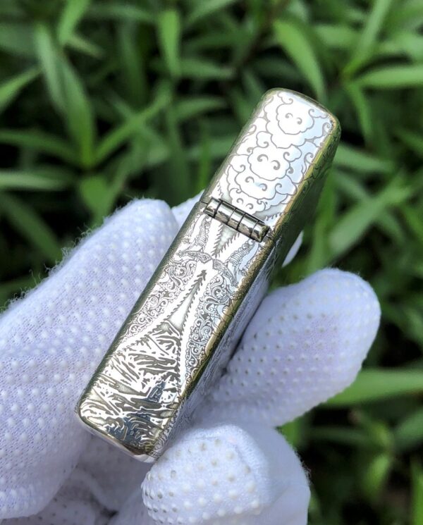 ZippoSterlingSilverWhiteTaraBuddhism_08