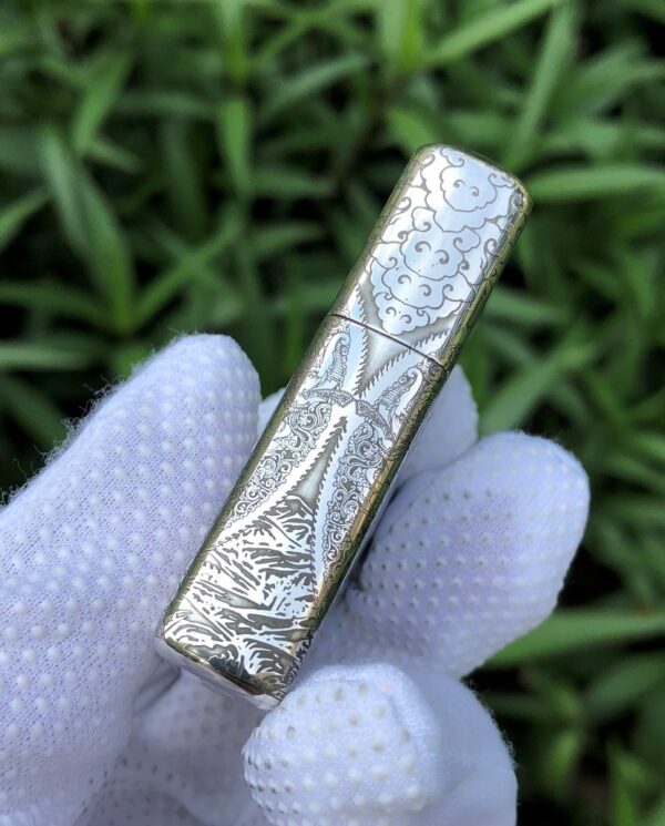 ZippoSterlingSilverWhiteTaraBuddhism_11