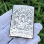 ZippoSterlingSilverWhiteTaraBuddhism_13