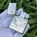 ZippoSterlingSilverWhiteTaraBuddhism_16