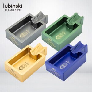 LUBINSKI Zinc Alloy Plating Single Slot Cigar Ashtray