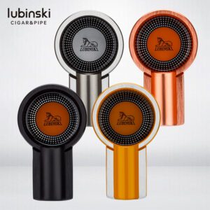 LUBINSKI Portable Plating Single Slot Cigar Ashtray