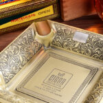 CigarLoong CL-001 ornate four-cigar metal ashtray, alternate product view 3