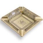 CigarLoong CL-001 ornate four-cigar metal ashtray, alternate product view 7