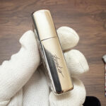 Polished side with engraved signature on the King of Ghosts Zippo Armor lighter