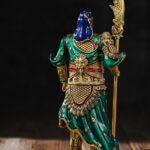 Zippo Guan Gong Emerald Armor detachable magnetic figurine lighter