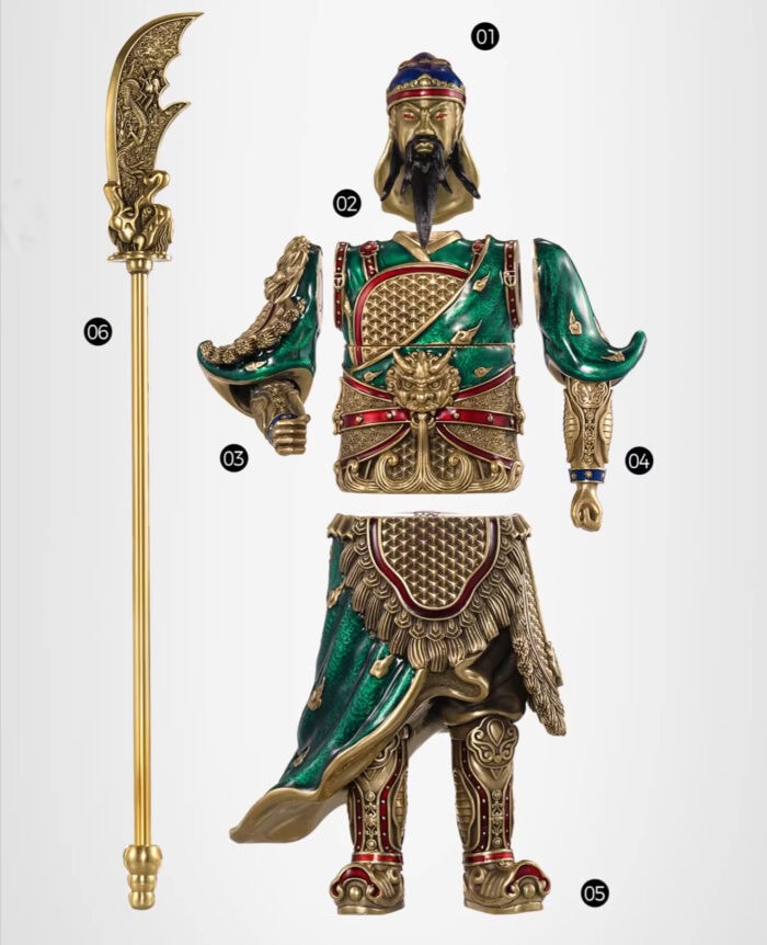 Zippo Guan Gong Emerald Armor Figurine Lighter | KingZendo