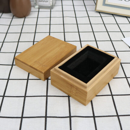 Bamboo collectible display box for Zippo lighter