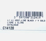S.T. Dupont Ligne 1 lighter packaging label showing reference C14120