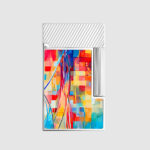 S.T. Dupont Ligne 2 Graff'ty multicolor lacquer and palladium lighter C16024