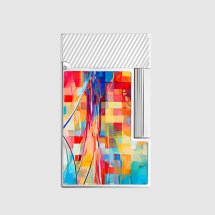 S.T. Dupont Ligne 2 Graff'ty multicolor lacquer and palladium lighter C16024