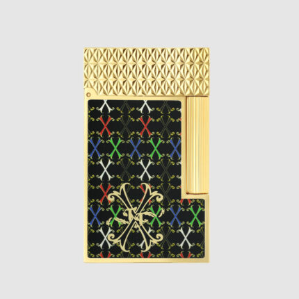 S.T. Dupont Ligne 2 Fuente Opus X black lacquer lighter C16060CL front view
