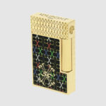 C16060CL Fuente Opus X black lacquer lighter angled view