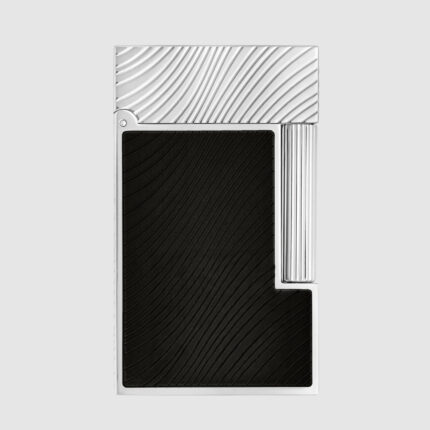 S.T. Dupont Ligne 2 Horse Mane black lacquer and palladium lighter C16090CL