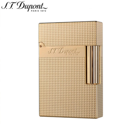 S.T. Dupont Ligne 2 Small Micro Diamond Head yellow gold lighter C18692