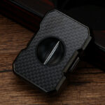 CigarLoong CC-002 premium lacquer-art stainless steel V-cut cigar cutter alternate view