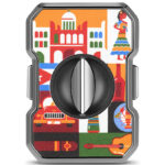 CigarLoong CC-002 premium lacquer-art stainless steel V-cut cigar cutter product detail view