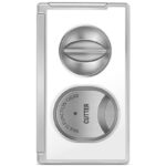 CigarLoong CC-006 double-blade V-cut cigar cutter detail view
