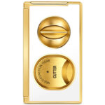CigarLoong CC-006 double-blade V-cut cigar cutter alternate detail view