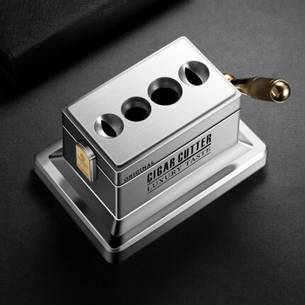 CigarLoong guillotine and V-cut stainless steel tabletop cigar cutter