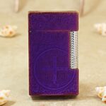 Karl Wieden KW-T02105C Purple Ice Constantine butane lighter product gallery photograph 1