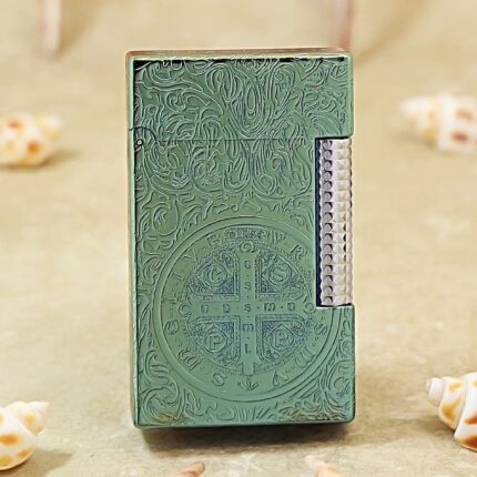 Karl Wieden KW-T02105D Green Ice Constantine butane lighter product gallery photograph 1