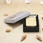Zippo 1941 Replica Gold Titanium Coating KZ372 original box detail