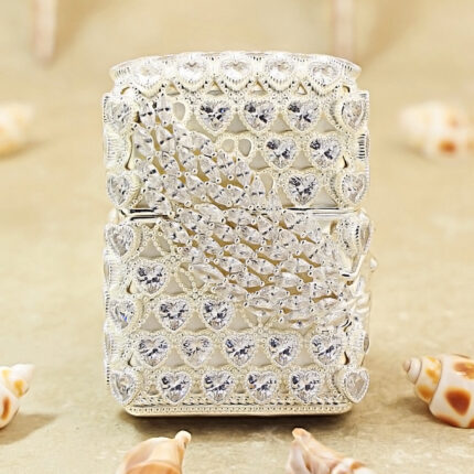 Zippo Angel Wings luxury full crystal jacket lighter