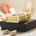 Zippo Gold-Tone Four-Leaf Clover Full Crystal Jacket Lighter – alternate view 5