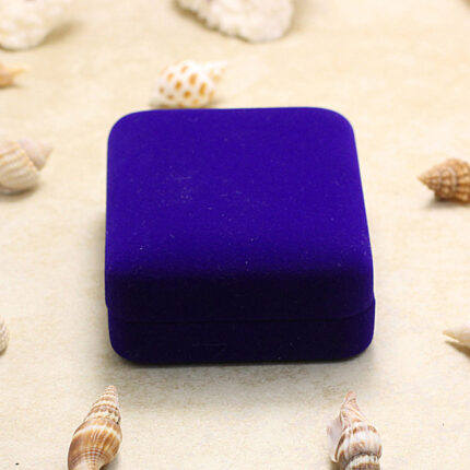 Blue velvet display box for Zippo lighter