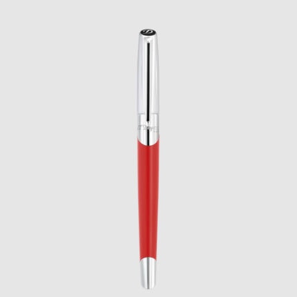S.T. Dupont Défi Millenium matte red and chrome fountain pen 400739