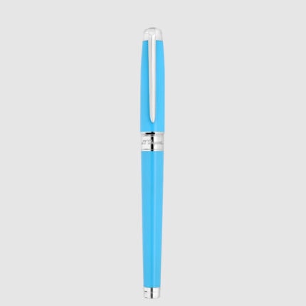 S.T. Dupont Line D Eternity large turquoise and palladium fountain pen 420017L