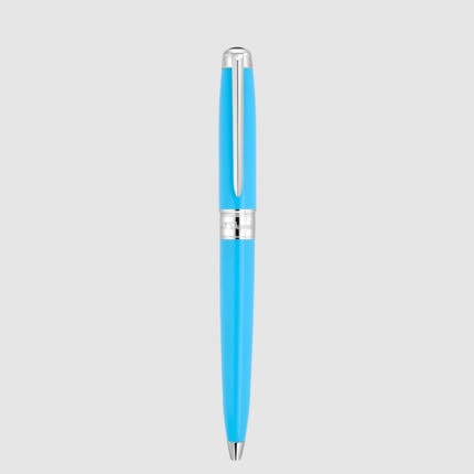 S.T. Dupont Line D Eternity large turquoise and palladium ballpoint pen 425017L