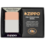 Zippo Bimetal Copper Lid Sterling Silver Lighter 48695 – detail 3