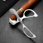 CigarLoong CC-012 stainless steel cigar scissors, alternate product view 1