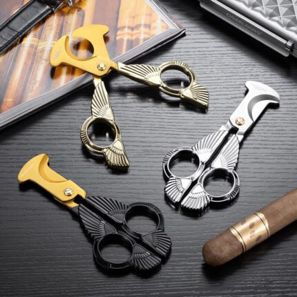 CigarLoong French-style stainless steel cigar scissors