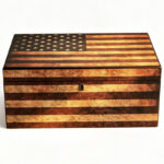 CigarLoong American retro distressed cedar cigar humidor