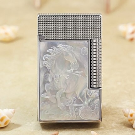 Karl Wieden KW-T0280C mother-of-pearl Year of the Horse petrol lighter