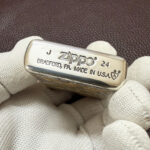 Angled front view of the Egyptian pharaoh Zippo Armor design