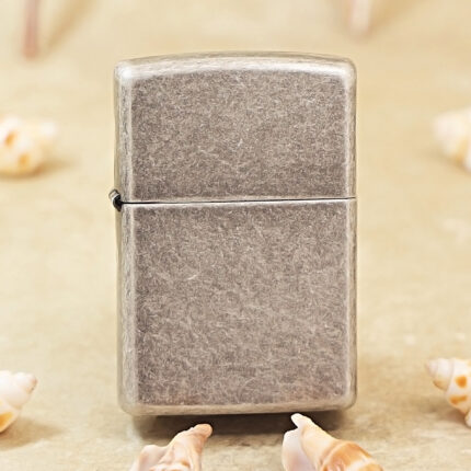 Zippo Classic Antique Silver Plate lighter 205-Antique