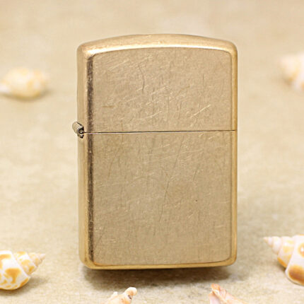 Zippo Armor Tumbled Brass lighter 28496