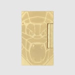 S.T. Dupont Ligne 2 Orlinski Kong brushed-gold lighter C16061CL front view