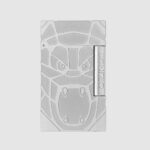 S.T. Dupont Ligne 2 Orlinski Kong brushed palladium lighter C16062CL front view
