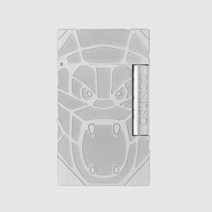 S.T. Dupont Ligne 2 Orlinski Kong brushed palladium lighter C16062CL front view