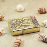 Brass Zippo Armor One Piece Luffy lighter with copper inlay – gallery detail 4