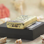Brass Zippo Armor One Piece Luffy lighter with copper inlay – gallery detail 5