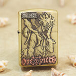 Zippo Armor Brass One Piece Luffy Lighter with Copper Inlay