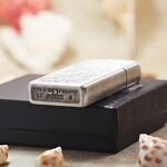 Zippo Slim arabesque jacket lighter bottom stamp