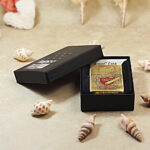 Corleone Family engraved brass Zippo Armor lighter – gallery detail 6